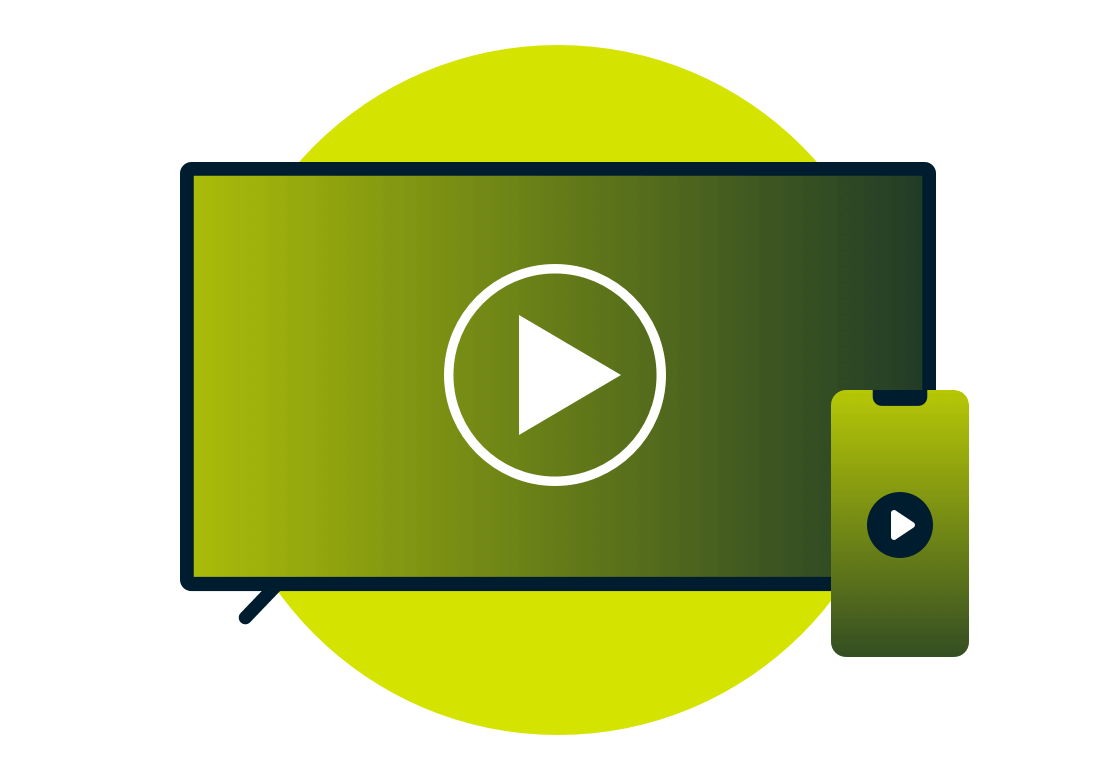 Logo Sky Go sur un écran de télévision.